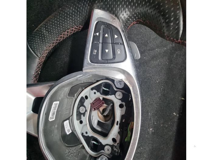 Steering wheel from a Mercedes-Benz B (W246,242) 1.5 B-180 CDI 16V 2015