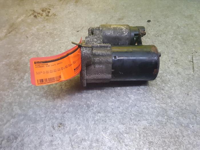 Begagnade Startmotor Hyundai i10 (F5) 1.0i 12V Pris € 68,00 Marginaltabell erbjuds av autodemontage denollen