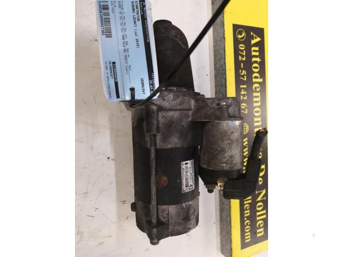 Usagé Démarreur Subaru Legacy Touring Wagon (BP) 2.0 D 16V Prix € 63,00 Règlement à la marge proposé par autodemontage denollen