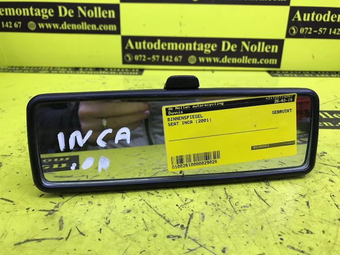 Używane Lusterko wewnetrzne Seat Inca (6K9) 1.9 D Cena € 14,00 Procedura marży oferowane przez autodemontage denollen