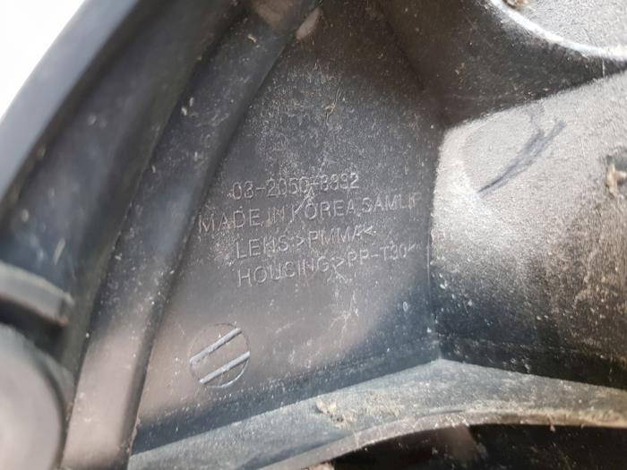 Taillight, left from a Daewoo Matiz  2001