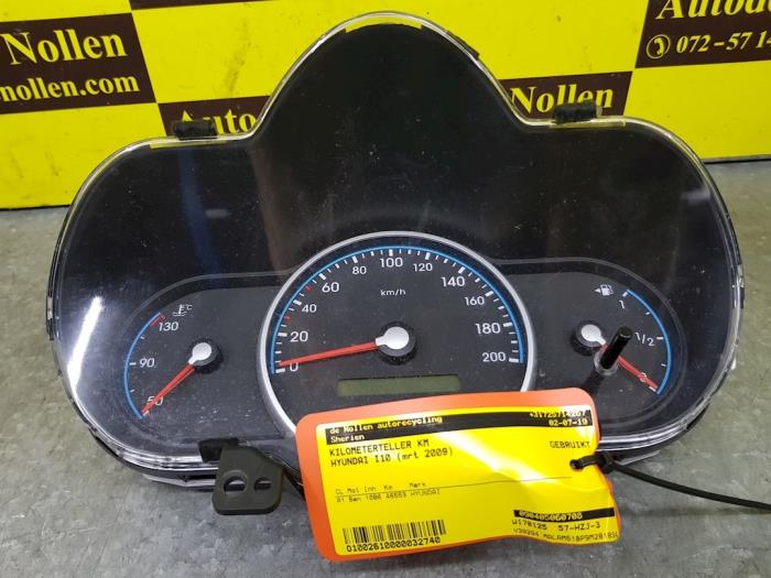 Usados Cuentakilómetros Hyundai i10 (F5) 1.1i 12V Precio € 82,28 IVA incluido ofrecido por autodemontage denollen