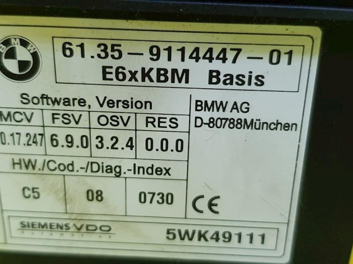 Módulo (varios) de un BMW 5 serie (E60) 530xd 24V 2006