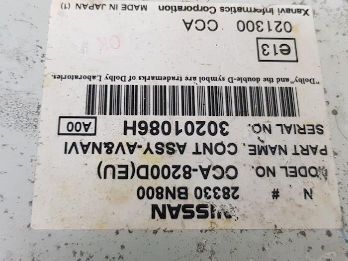 Używane System nawigacji Nissan Almera (N16) 1.8 16V Cena € 68,00 Procedura marży oferowane przez autodemontage denollen