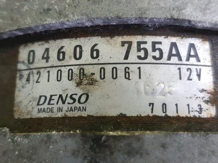 Begagnade Dynamo Chrysler PT Cruiser 2.0 16V Pris € 45,00 Marginaltabell erbjuds av autodemontage denollen