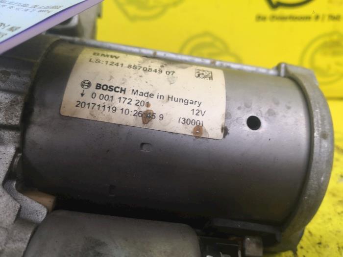 Begagnade Startmotor BMW 1 serie (F21) 118i 1.5 TwinPower 12V Pris € 108,90 Inklusive moms erbjuds av autodemontage denollen
