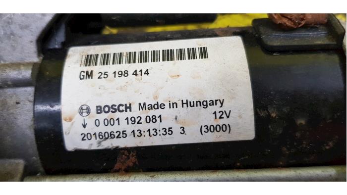 Begagnade Startmotor Opel Corsa D 1.2 16V Twinport ecoFLEX Pris € 43,56 Inklusive moms erbjuds av autodemontage denollen