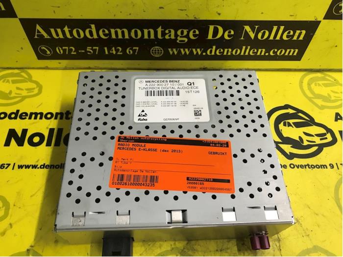 Używane Modul radiowy Mercedes E (W212) E-220 CDI 16V BlueEfficiency Cena na żądanie oferowane przez autodemontage denollen
