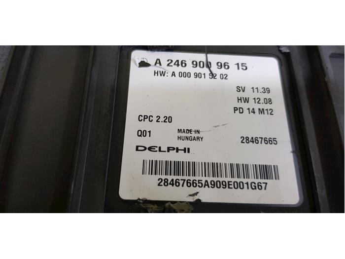Automatic gearbox computer from a Mercedes-Benz A (W176) 1.5 A-180 CDI, A-180d 16V 2015