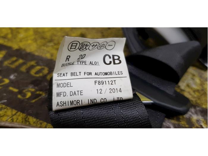 Rear seatbelt, right from a Toyota GT 86 (ZN) 2.0 16V 2015