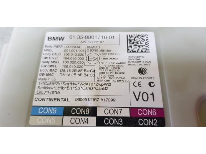 Module (divers) d'un BMW 5 serie (G30) 530d 3.0 TwinPower Turbo 24V 2017