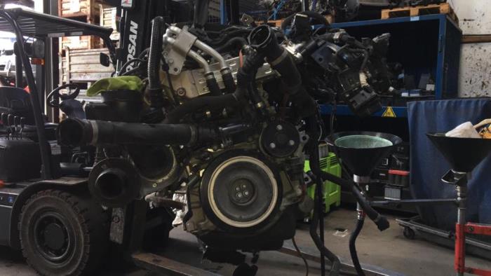 Motor de un BMW 5 serie (G30) 530d 3.0 TwinPower Turbo 24V 2017