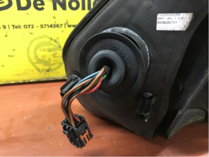 Manual wing mirror