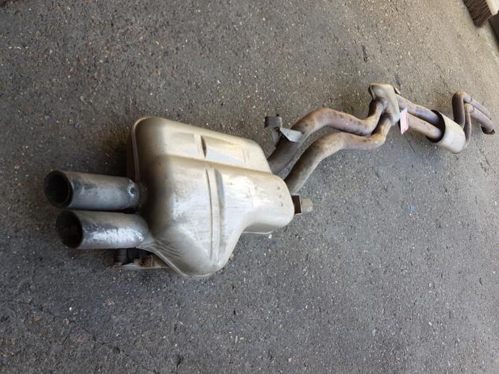 Exhaust central + rear silencer from a BMW Z4 Roadster (E89) sDrive 23i 2.5 24V 2009