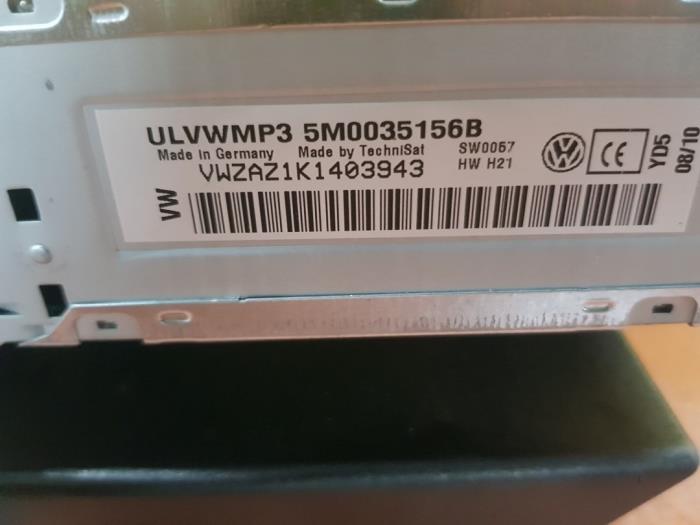 Cd Radio Player Volkswagen Polo 5M0035156B ULVWMP3 - Buy now!