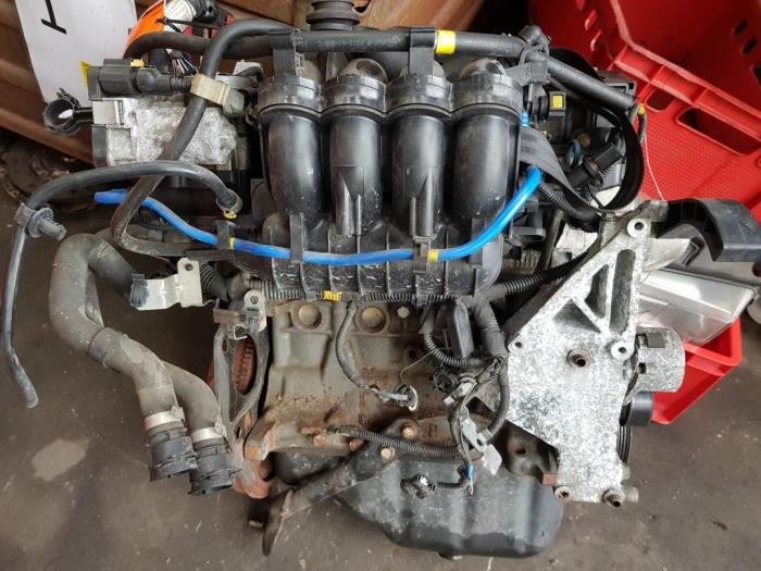 Motor van een Fiat Grande Punto (199) 1.4 2006
