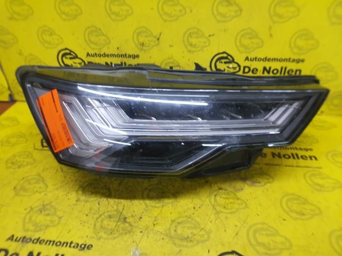 Używane Reflektor prawy Audi A6 Avant (C8) 3.0 V6 24V 55 TFSI Mild Hybrid Quattro Cena € 650,00 Procedura marży oferowane przez autodemontage denollen
