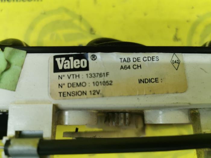Heater control panel Nissan Interstar 2.2 dCi 16V - 133761F VALEO