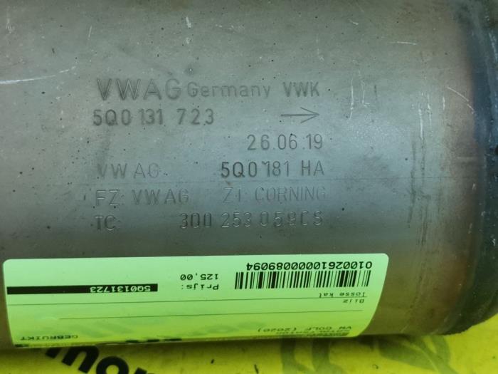 Catalytic converter Volkswagen Golf VII 2.0 Rline 4Motion 16V 5Q0131723