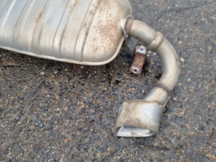 Auspuff Mittel- + Enddämpfer Porsche Cayenne 3.0 TDI V6 24V