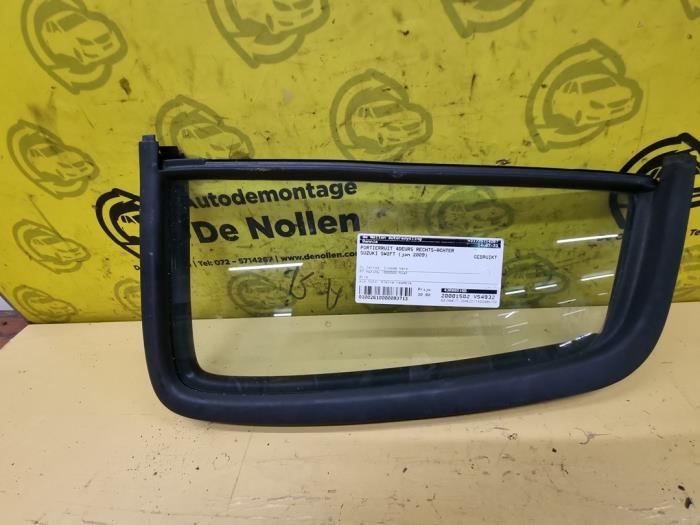 Rear vent glass