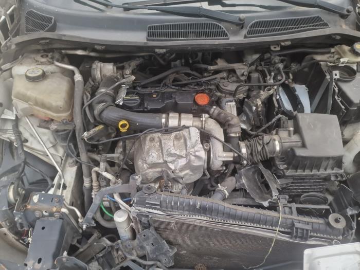 Engine from a Ford Fiesta 6 (JA8) 1.4 TDCi 2011
