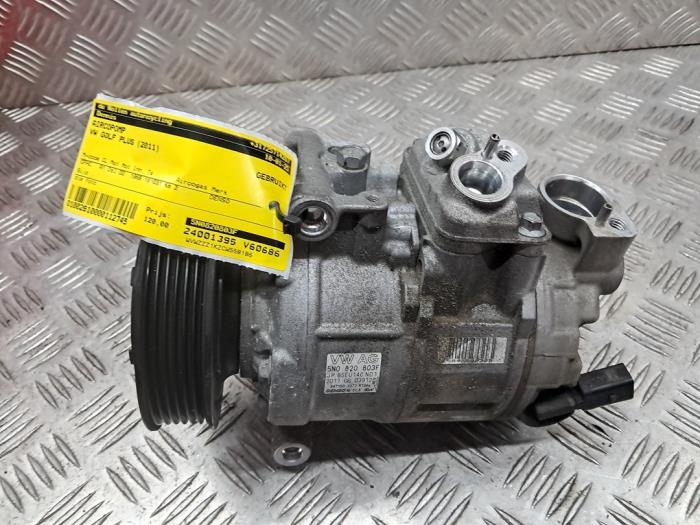 Usagé Pompe clim Volkswagen Golf Plus (5M1/1KP) 2.0 TDI 16V Prix € 120,00 Règlement à la marge proposé par autodemontage denollen
