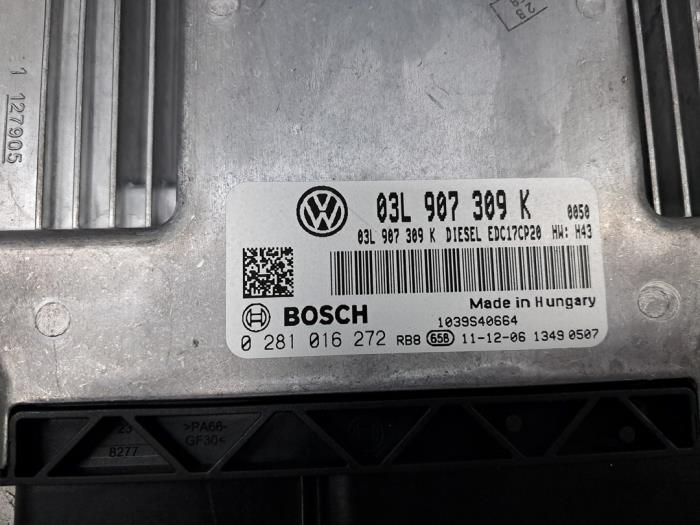 Gebrauchte Steuergerät Motormanagement Volkswagen Transporter T5 2.0 TDI DRF Preis € 175,00 Margenregelung angeboten von autodemontage denollen