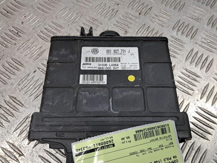 Used Automatic gearbox computer Volkswagen Polo IV (9N1/2/3) 1.4 16V Price € 99,00 Margin scheme offered by autodemontage denollen