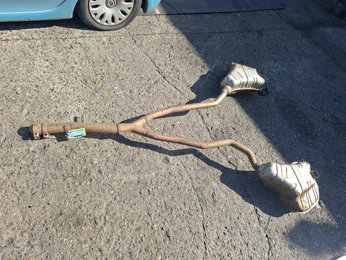 Rear silencer