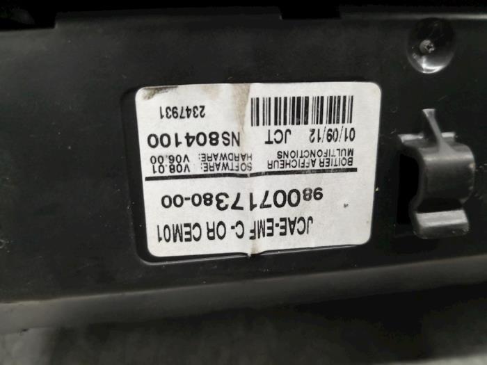 Używane Zegar Citroen C4 Aircross (BU) 1.6 HDi 16V 115 AWC Cena € 32,00 Procedura marży oferowane przez autodemontage denollen