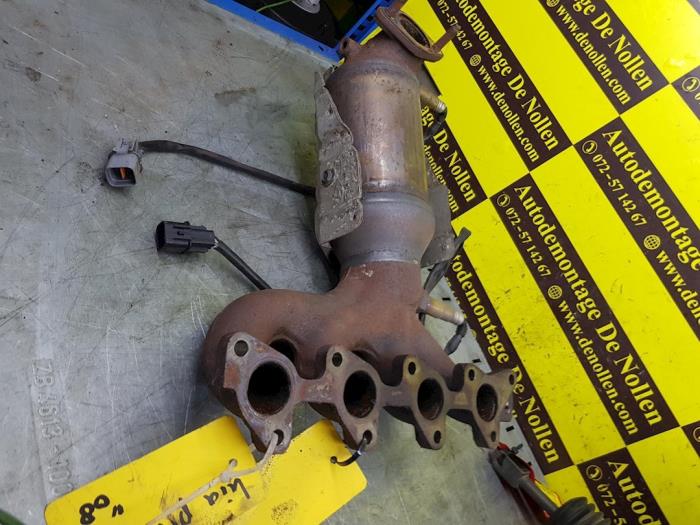 Used Front pipe + catalyst Kia Picanto (BA) 1.0 12V Price on request offered by autodemontage denollen