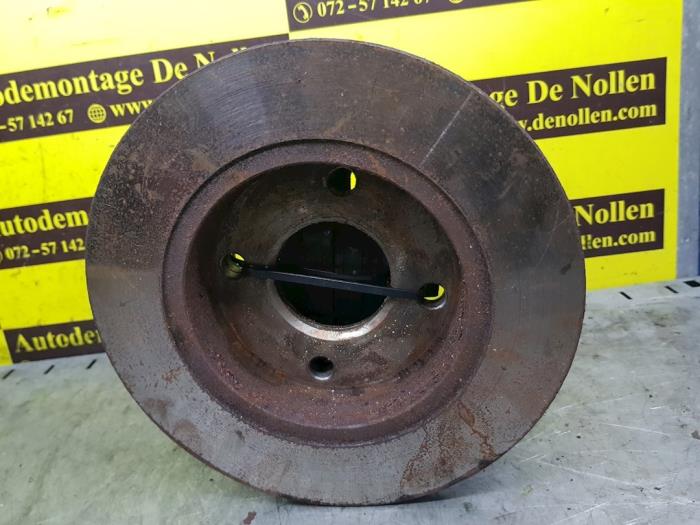 Brake disc + block front from a Ford Fiesta 1998
