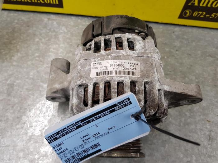 Begagnade Dynamo Fiat Ducato Pris € 112,00 Marginaltabell erbjuds av autodemontage denollen