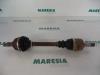 Front drive shaft, left from a Peugeot 807, 2002 / 2014 2.2 HDiF 16V, MPV, Diesel, 2.179cc, 94kW (128pk), FWD, DW12BTED4; 4HW, 2002-06 / 2006-07, EA4HWB; EB4HWB 2003