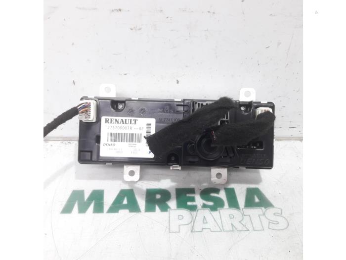 Heater control panel from a Renault Master IV (EV/HV/UV/VA/VB/VD/VF/VG/VJ) 2.3 dCi 125 16V FWD 2014