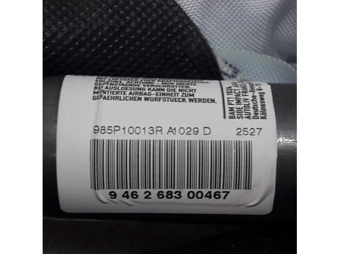 Takgardinairbag, vänster från en Renault Scénic III (JZ) 2.0 16V CVT 2010