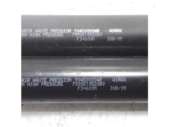 Set med gasfjädrar, baklucka från en Renault Scénic III (JZ) 2.0 16V CVT 2010