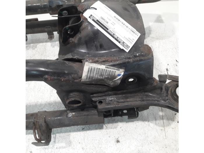Rear support beam from a Peugeot 508 (8D) 2.0 Hybrid4 16V 2012