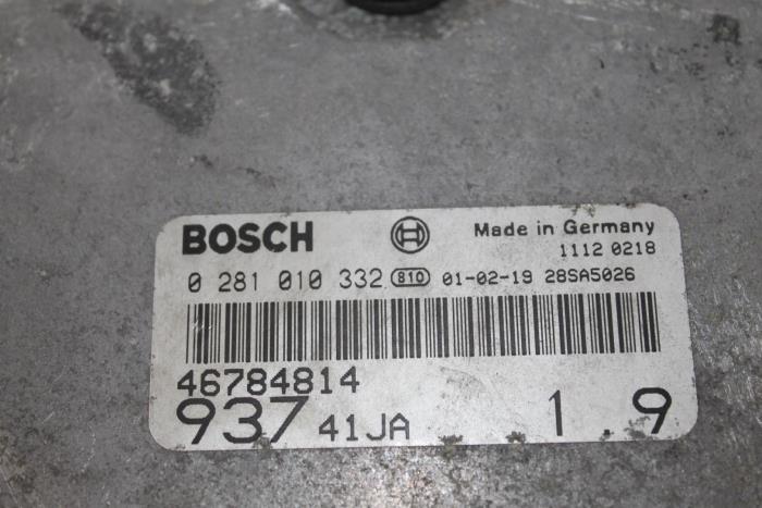 Used Engine management computer Alfa Romeo 147 (937) 1.9 JTD 115 Price € 85,00 Margin scheme offered by Maresia Parts
