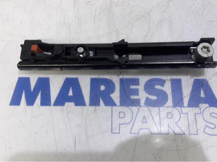 Seatbelt adjustment rail