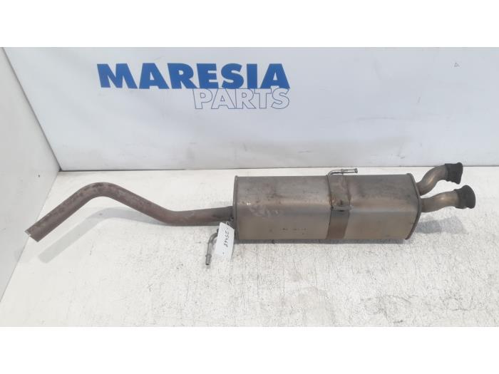 Exhaust rear silencer from a Peugeot RCZ (4J) 1.6 16V THP 2011