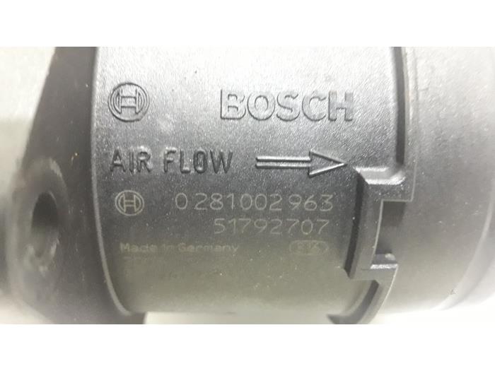 Airflow meter Fiat Fiorino 1.3 JTD 16V Multijet - 0281002963 199A2000