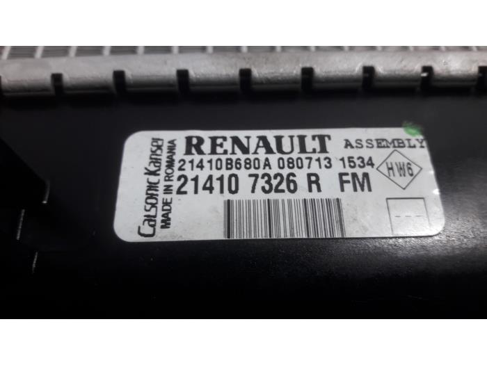 Radiateur d'eau d'un Renault Clio IV Estate/Grandtour (7R) 0.9 Energy TCE 12V 2013