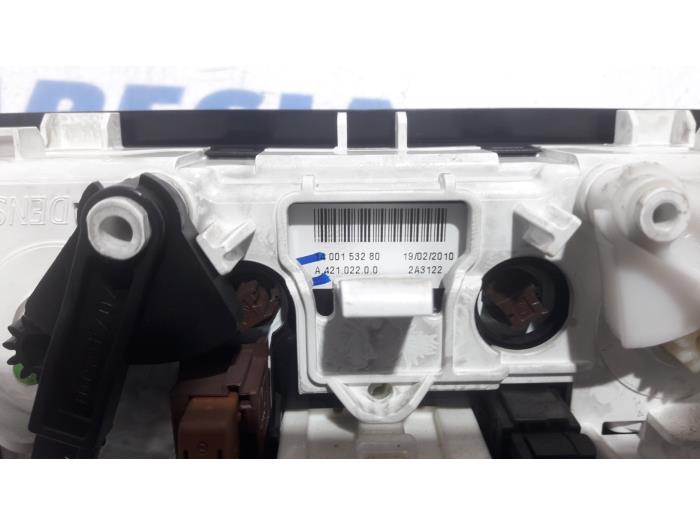 Heater control panel Citroen Berlingo 1.6 Hdi 75 16V Phase 1 00153280