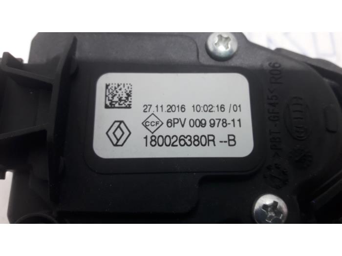 Gaspedalposition Sensor van een Renault Captur (2R) 1.2 TCE 16V EDC 2017