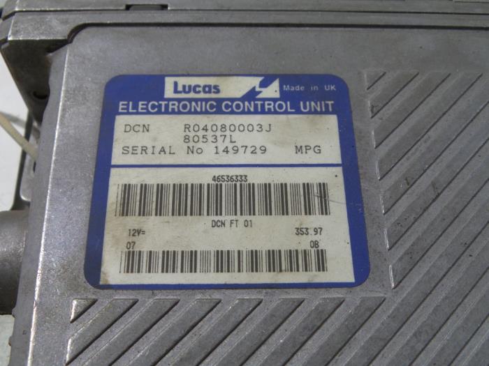 Engine management computer from a Fiat Bravo (182A) 1.9 TDS SX,ELX 100 1998