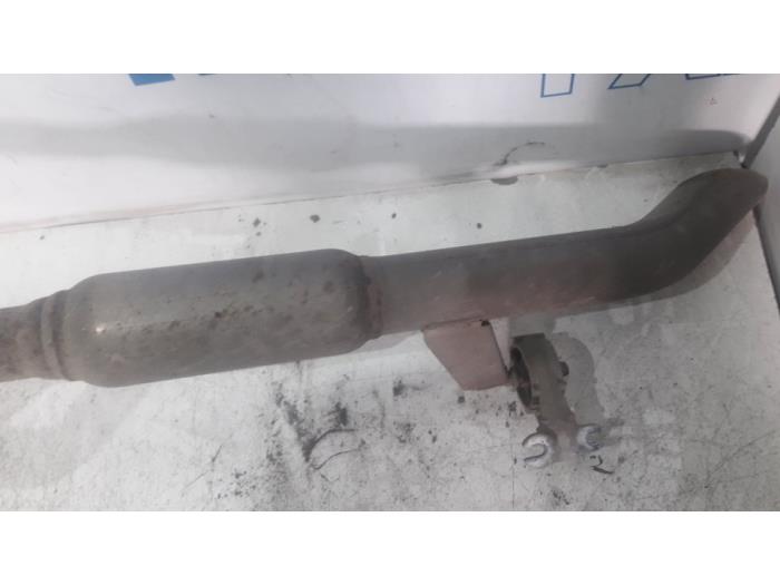 Exhaust rear silencer from a Citroën C4 Grand Picasso (3A) 1.6 BlueHDI 120 2017
