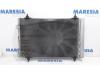 Air conditioning condenser from a Peugeot 308 SW (4E/H), 2007 / 2014 1.6 HDi 16V FAP, Combi/o, 4-dr, Diesel, 1.560cc, 82kW (111pk), FWD, DV6C; 9HR, 2009-12 / 2014-10, 4E9HR; 4H9HR 2011