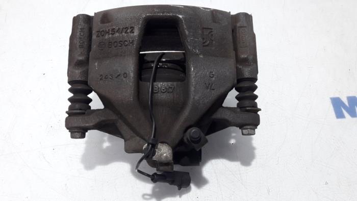 Front brake calliper, right from a Fiat Punto Evo (199) 1.3 JTD Multijet 85 16V 2010